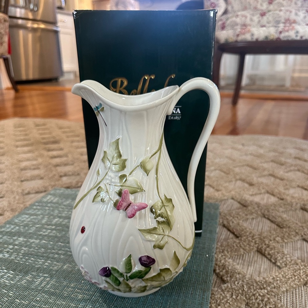 Never used belleek pitcher